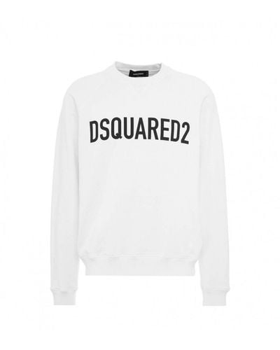 DSquared² Logo Sweatshirt - Weiß