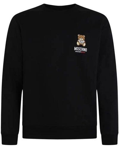 Moschino Moschino Ondergoed Speelgoedbeer Sweatshirt - Zwart