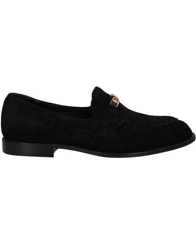 Giuseppe Zanotti Leder -Ladung - Schwarz