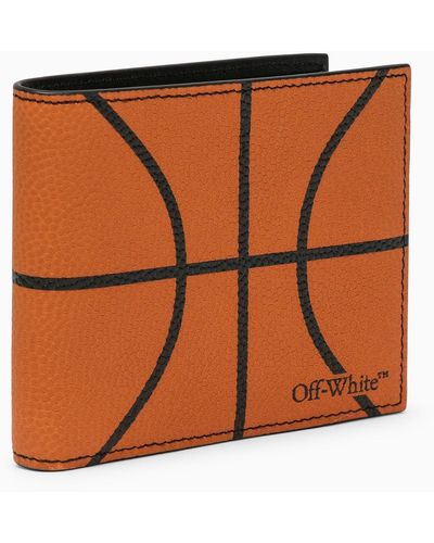 Off-White c/o Virgil Abloh Off- Basketball Billfold Wallet - Orange