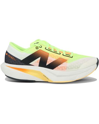 New Balance "Fuel Cell Rebel V4" Sneakers - Yellow