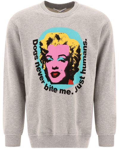 Comme des Garçons Comme des Garçons Hemd "Marilyn von Andy Warhol" Sweatshirt - Grau