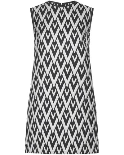 Valentino Jacquard Mini -jurk - Zwart