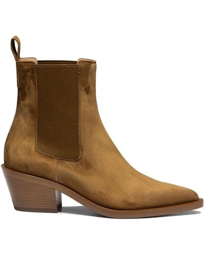 Gianvito Rossi "Wylie" Ankle Boots - Brown
