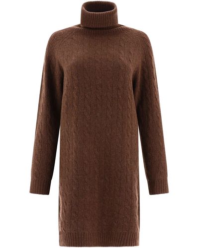 Polo Ralph Lauren Cable Knit -jurk - Bruin