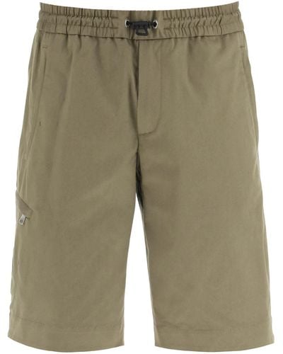 Moncler Shorts mit Haken- und Schleifenverschluss - Grün