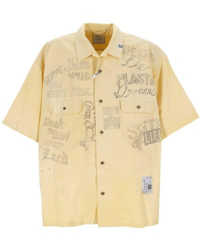 Maison Mihara Yasuhiro Shirt giallo J10 SH071 - Neutro