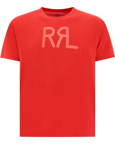 RRL RRL von Ralph Lauren Logo T -Shirt - Rosso