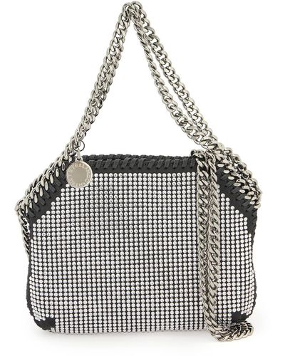 Stella McCartney Stella Mc Cartney Mini Bag Falabella Mit Kristallen - Zwart