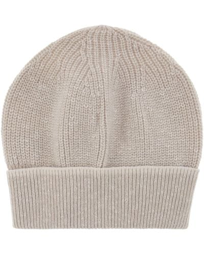 Peserico Wool y Cashmere Cap - Gris