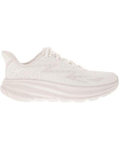 Hoka One One Clifton 9 Sports respirants Shoev - Blanc