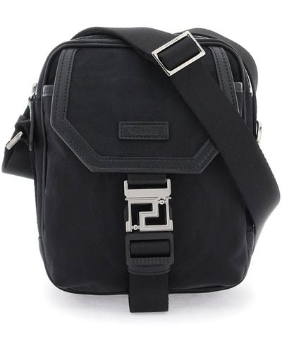 Versace Neo Nylon Crossbody Bag - Zwart