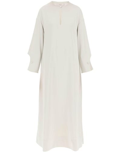 Agnona Cady Caftan -Kleid - Weiß