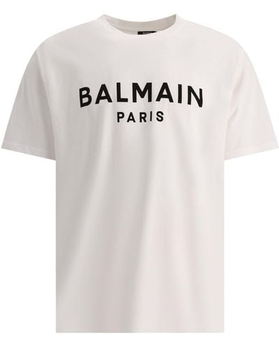 Balmain Maglietta Paris - Bianco