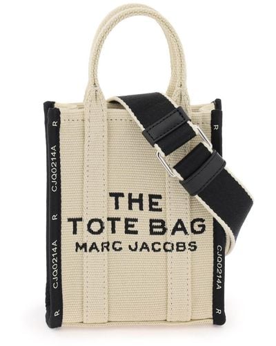 Marc Jacobs De Jacquard Mini Tote -tas - Zwart