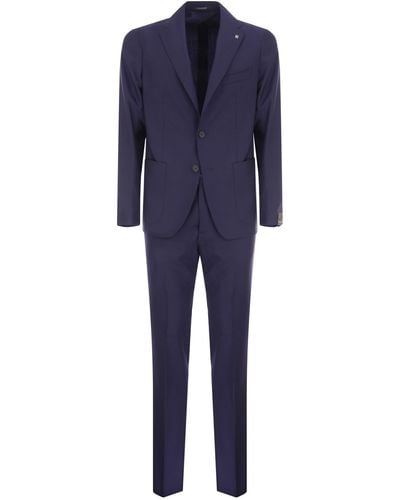 Tagliatore Wool Suit - Blue