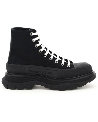 Alexander McQueen Tread Slick Sneakers - Noir