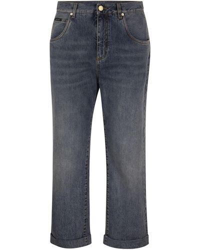 Etro Easy Fit Five Pocket Jeans - Blue