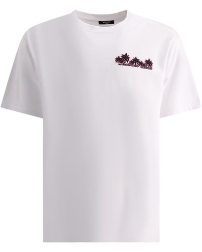 Balmain "Club Signature" T -Shirt - Weiß