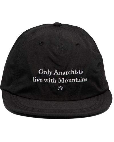 Mountain Research "Only Anarchist Live With Mountains" Hat - Black