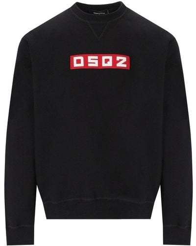 DSquared² Cool fit schwarzes sweatshirt
