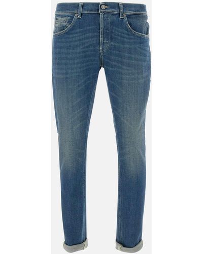 Dondup Donndup George Blue Vintage Slim Fit Jeans - Blau