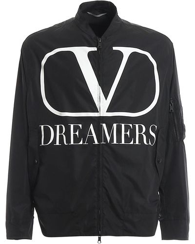 Valentino V Logo Dreamers Jacket - Zwart