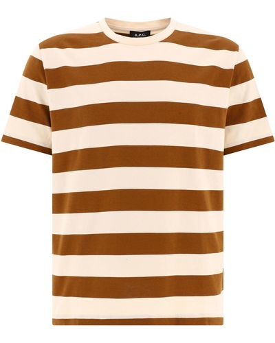 A.P.C. Thibaut T camiseta - Marrón