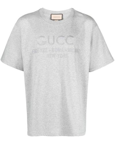 Gucci Logo T -shirt - Wit