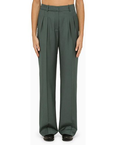Green Loulou Studio Pants, Slacks and Chinos for Women | Lyst