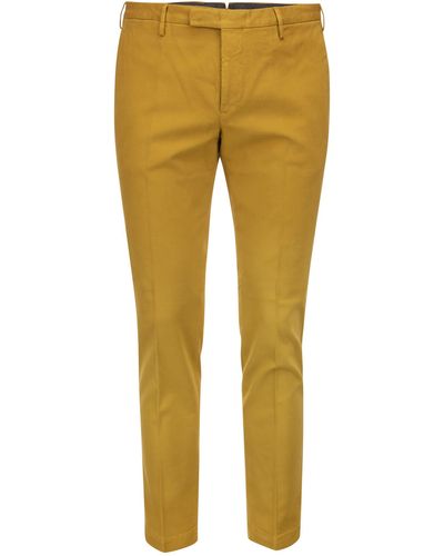 PT Torino Skinny Fit Stretch Pants - Yellow