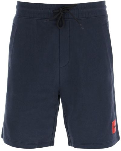 HUGO Diz Sweat Shorts - Blauw
