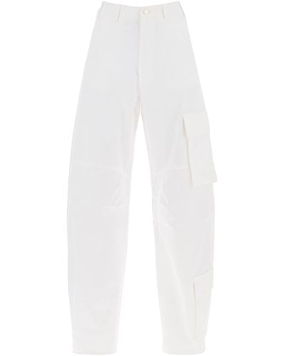 DARKPARK Pantalones de carga de Rose - Blanco