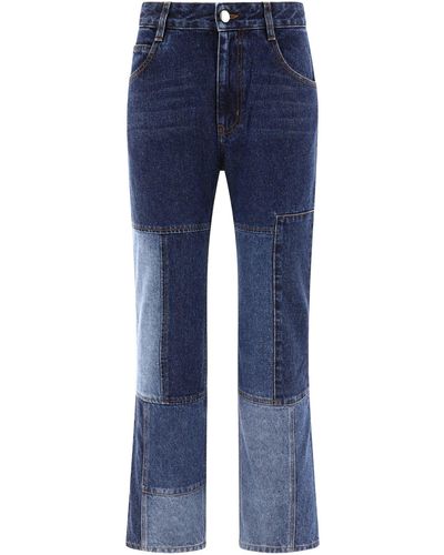 Chloé Cropped Flared Jeans - Blauw