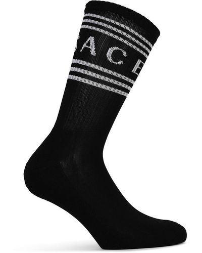 Versace Cotton Socks - Black