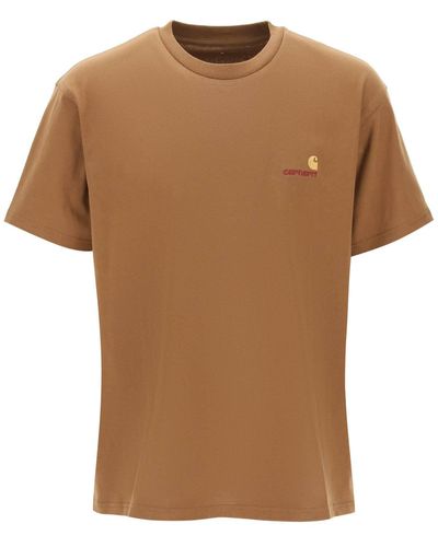 Carhartt American Script T -shirt - Bruin