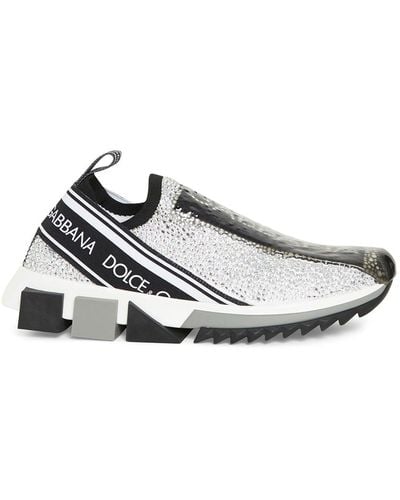 Dolce & Gabbana Sorrento Slip Op Sneakers - Wit