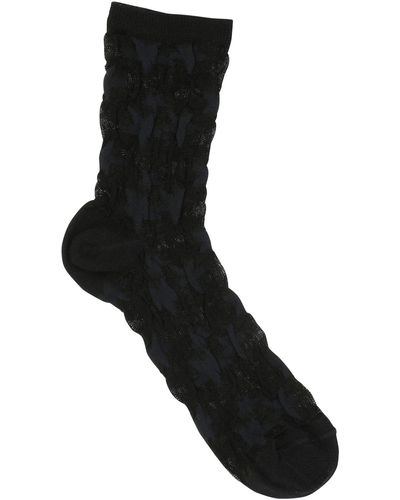 Alto Milano "Star Short" Socks - Black