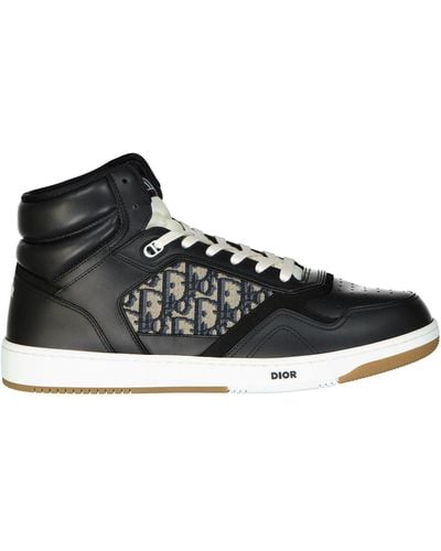 Dior High Top Oblique Sneakers - Schwarz