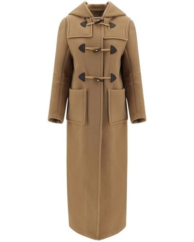Prada Coats > single-breasted coats - Neutre