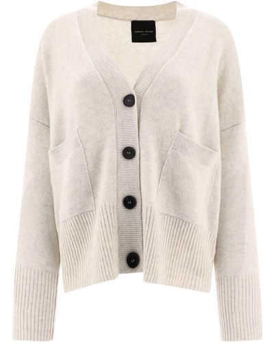 Roberto Collina Cardigan Mit Gerippten Details - Naturel