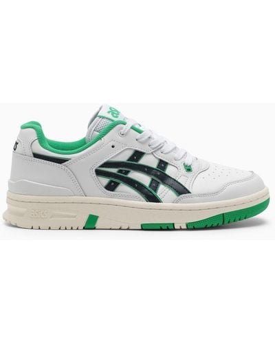 Asics White/Green/Black EX89 Sneakers - Grün