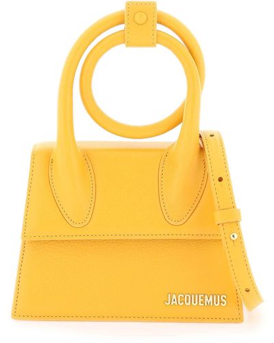 Jacquemus Le chiquito noeud bolsa - Amarillo