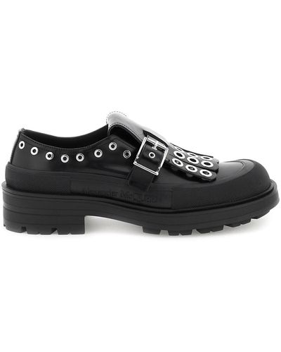 Alexander McQueen Mocasines de con tachuelas - Negro