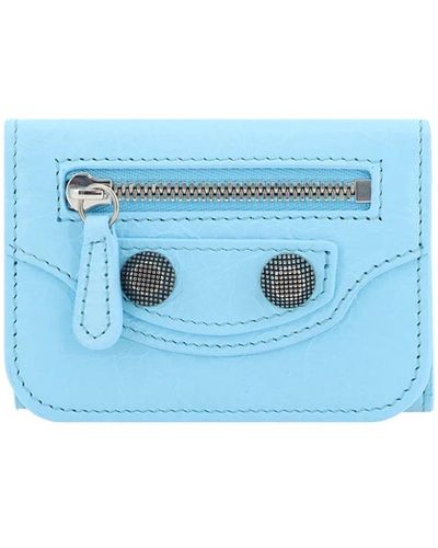 Balenciaga Le Cagole Brieftasche - Blau