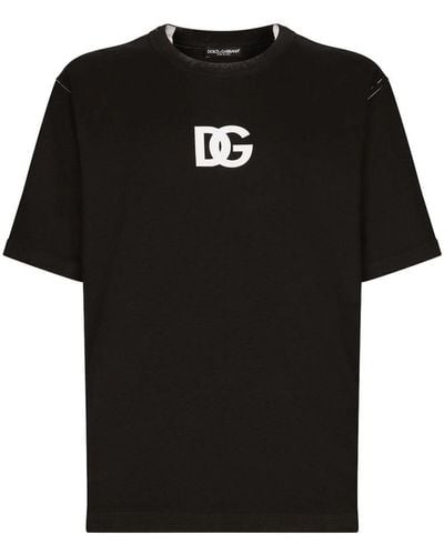 Dolce & Gabbana Dg T -shirt - Zwart