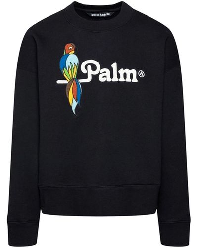 Palm Angels Sweatshirt aus Baumwolle - Schwarz