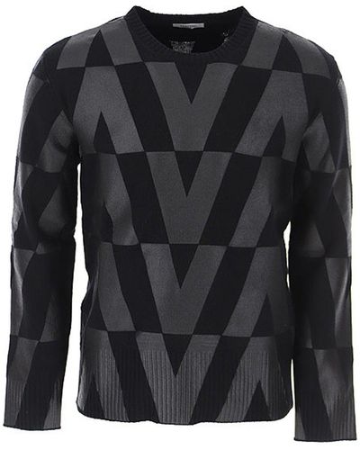 Valentino Wol Logo Sweatshirt - Zwart