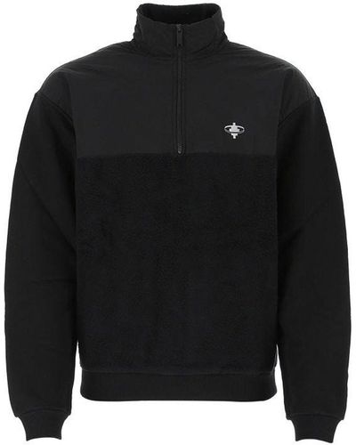 Marcelo Burlon Zp Up Sweatshirt - Black