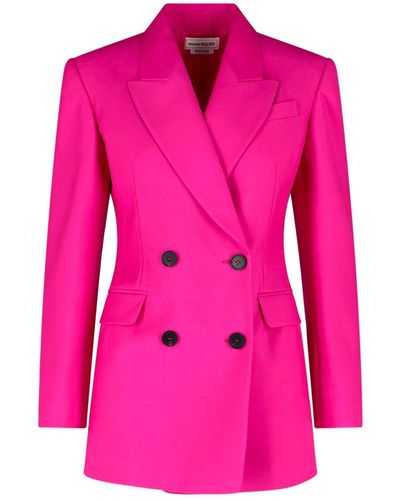 Alexander McQueen Wool Blazer - Roze
